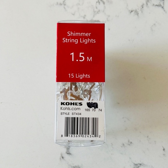 Manor Lane “Joy" Shimmer String Lights - Picture 5 of 14